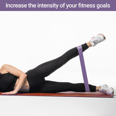 TechStone Resistance Bands Set for Men and Women, Pack of 5 Different Levels Elastic Band for Home Gym Long Exercise Workout – Great Fitness Equipment for Training, Yoga – Free Carrying Bag