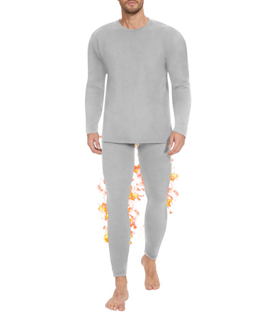 Thermal Underwear for Men Long Johns Set - Fleece Lined Base Layer for Cold Weather Winter Clothes