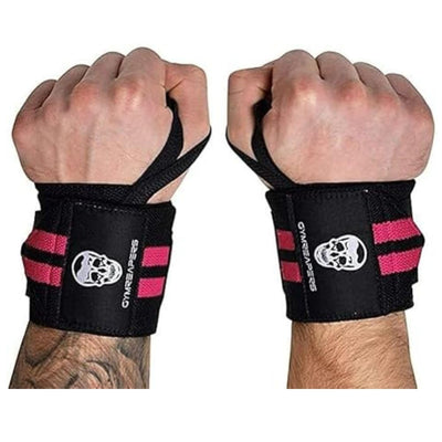 Gymreapers Weightlifting Wrist Wraps (IPF Approved) 18" Professional Quality Wrist Support with Heavy Duty Thumb Loop - Best Wrap for Powerlifting Competition, Strength Training, Bodybuilding