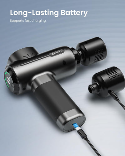 RENPHO Massage Gun Deep Tissue, Christmas Birthday Gifts for Women Men, Portable Percussion Massager for Back and Neck, Handheld Device with Carry Case, Active