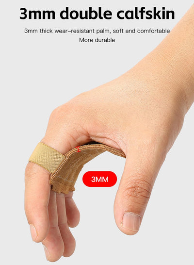 Leather Weight Lifting Gloves, Lifting Grips Weightlifting Gloves for Men Women, Weight Glove Gym Glove for Weightlifting Deadlift Exercise Pull-up