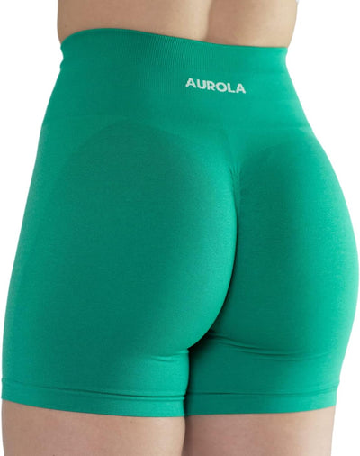 AUROLA Intensify Workout Shorts for Women Seamless Scrunch Short Gym Yoga Running Sport Active Exercise Fitness Shorts