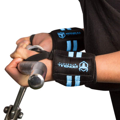 Women Wrist Wraps with Thumb Loops - 12" Professional Grade - Wrist Support Brace and Compression for Cross Training, Weight Lifting, Powerlifting, Strength Training