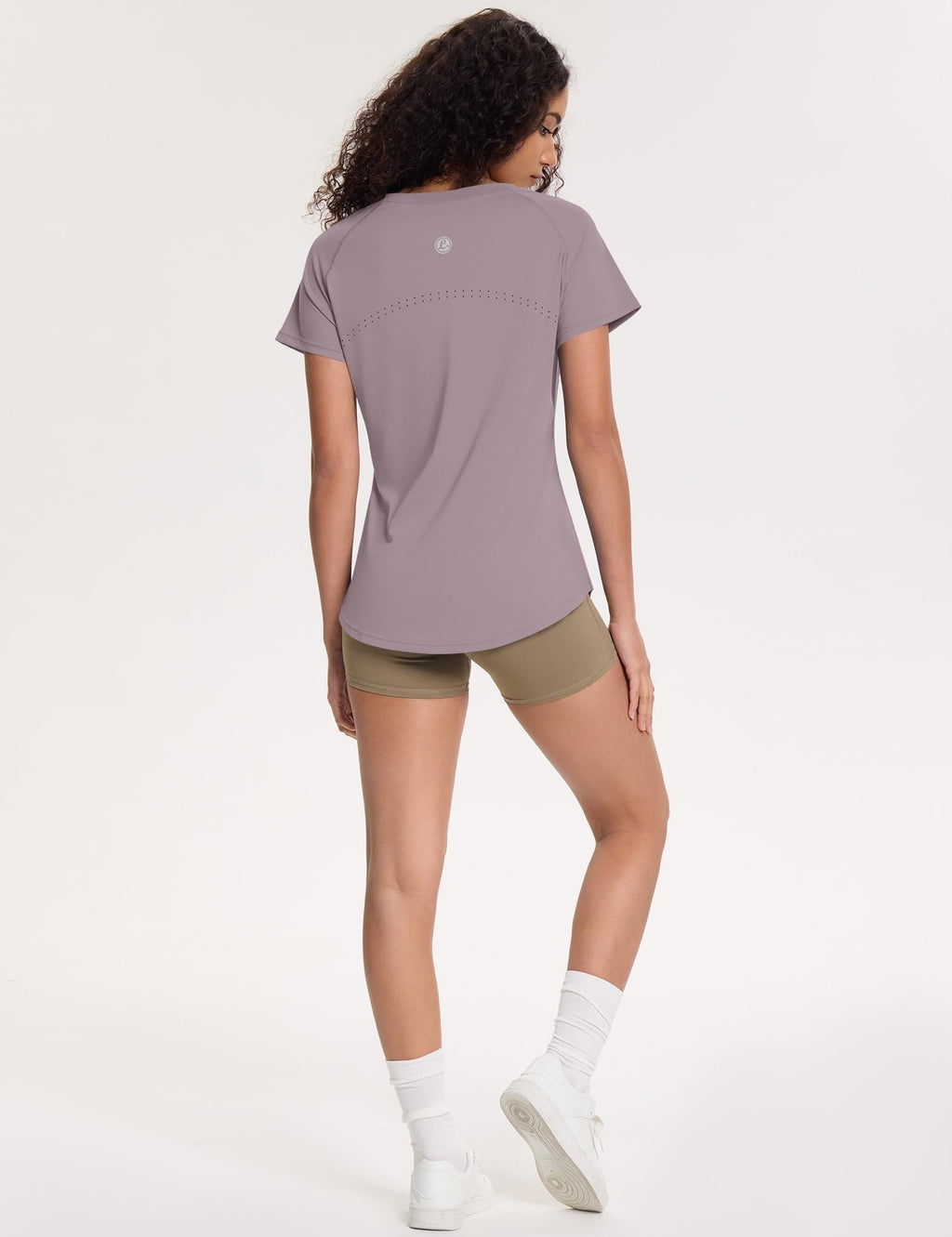 Loovoo Workout Tops for Women Loose Fit Breathable Activewear Cool Quick Dry Gym Athletic Tee Top