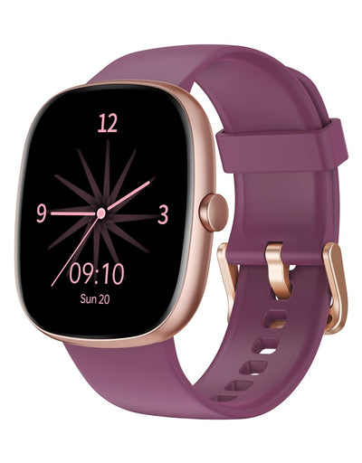 Fitness Tracker 2025 Ver. (Answer/Make Calls), 1.85" Smart Watch Fitness Watches for Women Men with 24/7 Heart Rate Blood Oxygen Monitor Sleep Tracker 100+ Sport Modes IP68 Waterproof (Pink)