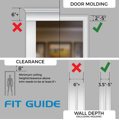 Ultimate Body Press XL Doorway Pull Up Bar with Elevated Bar & Adjustable Width