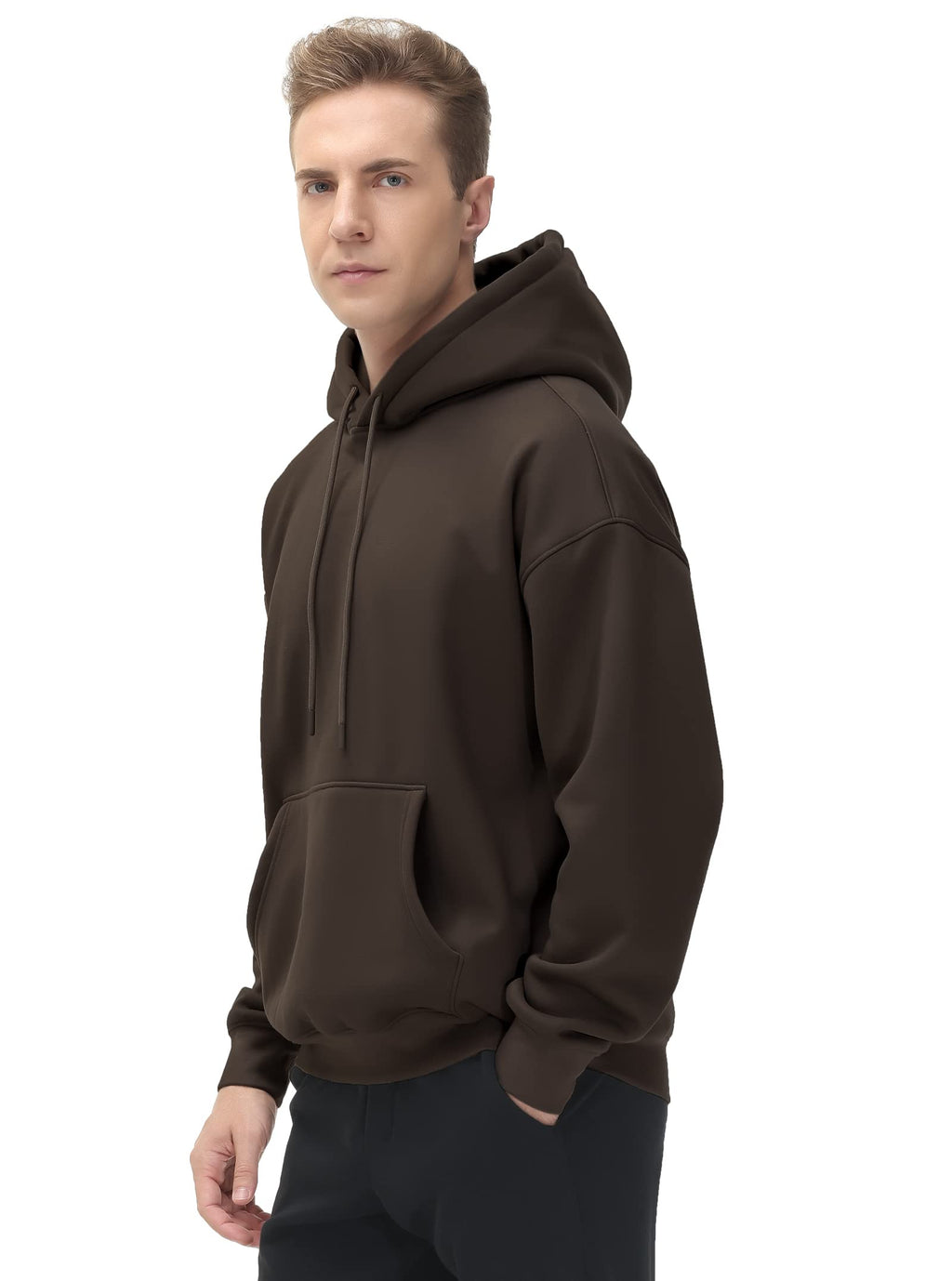 THE GYM PEOPLE Men's Fleece Pullover Hoodie Loose Fit Ultra Soft Hooded Sweatshirt With Pockets