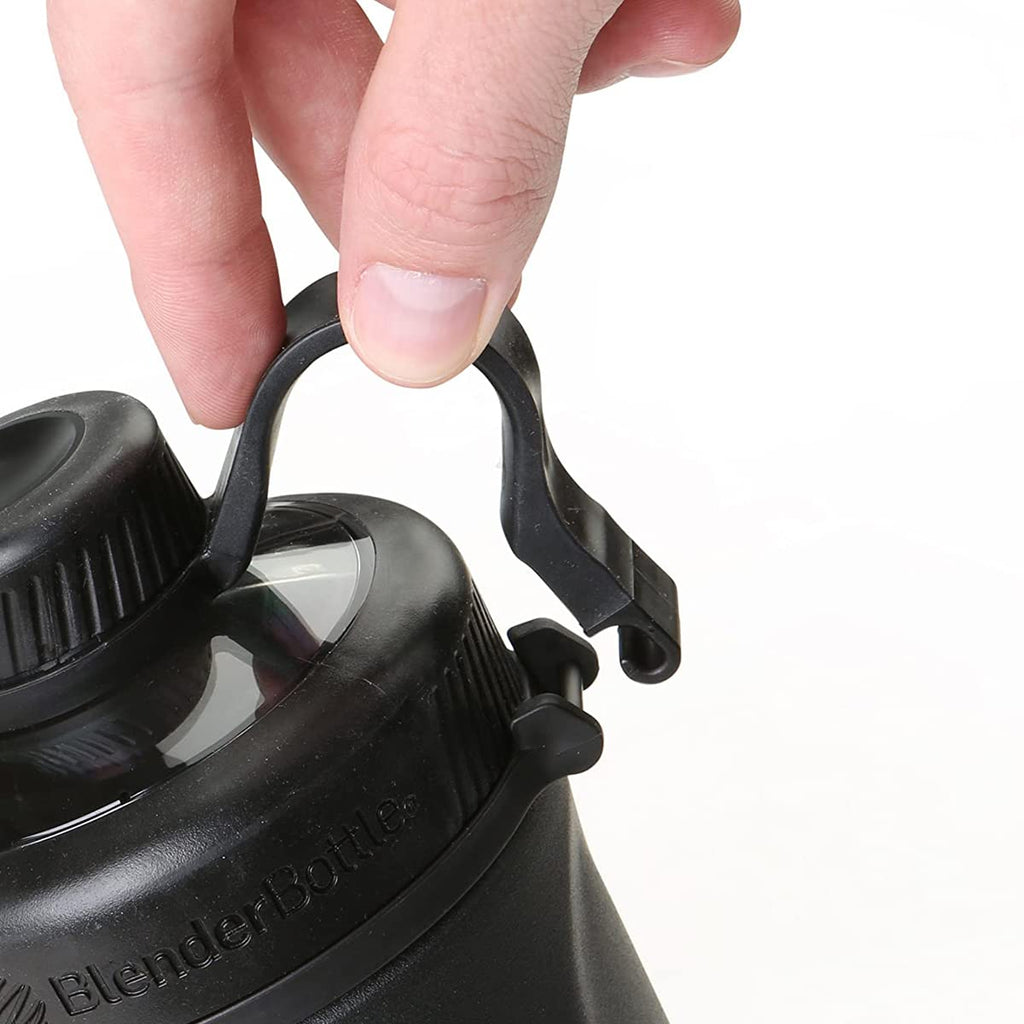 BlenderBottle Radian Shaker Cup Insulated Stainless Steel Water Bottle with Wire Whisk, 26-Ounce, Matte White