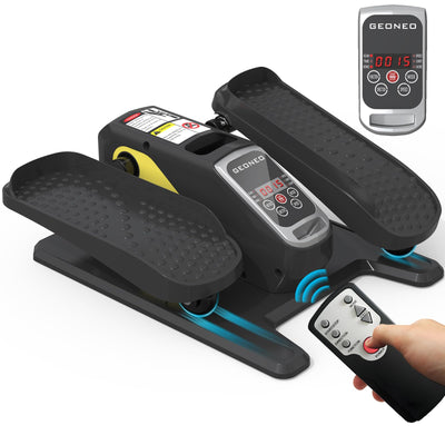 Under Desk Elliptical Machine, Electric Elliptical Exerciser for Senior, Quiet & Small Electric Seated Pedal Exerciser for Home with Display Monitor, Remote Control & 12 Adjustable Speeds