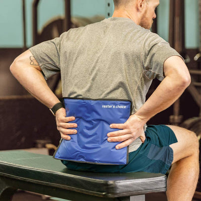 Rester's Choice Gel Cold & Hot Packs (2-Piece Set) Medium 5x10 in. Reusable Warm or Ice Packs for Injuries, Hip, Shoulder, Knee, Back Pain – Hot & Cold Compress for Swelling, Bruises, Surgery