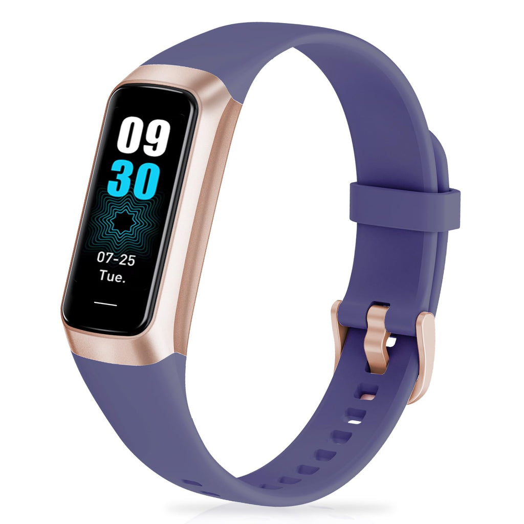 Fitness Tracker with 24/7 Heart Rate, Blood Oxygen Blood Pressure Sleep Monitor, Activity Trackers 5 ATM Waterproof,Step Calorie Counter Pedometer Health Smart Watch for Women Men Bordeaux