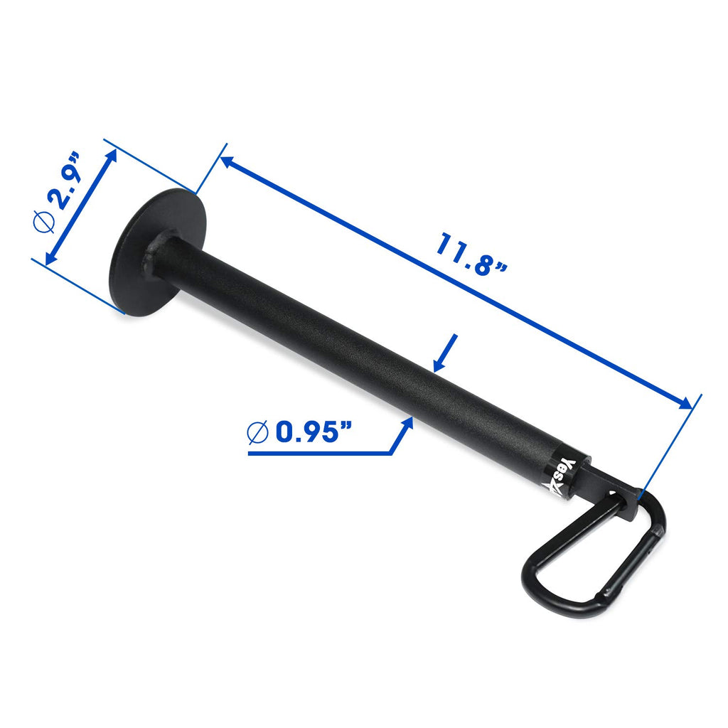 Yes4All Cable Machine Attachment, Row Handles, Tricep Rope, Straight Bar, V Bar, LAT Pulldown Accessories Load 880 LB for Home Gym