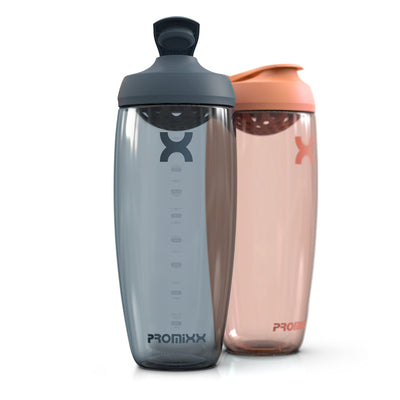 Promixx Pursuit Protein Shaker Bottle (24 oz) – Silent No-Ball Mixer, Leak-Proof Lid, BPA/BPS & Phthalate-Free ECOZEN – Easy-Clean Shaker Cup for Protein Shakes, Pre & Post-Workout Smoothies