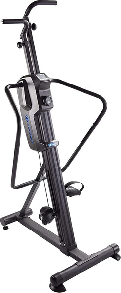 Stamina Products Cardio Climber Home Workout Fitness Exercise Machine with Smart Coaching, LCD Monitor, And Wheels for Easy Storage