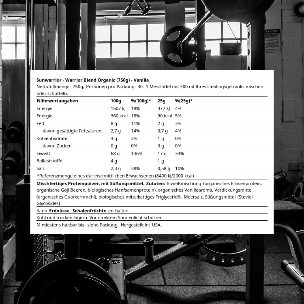 Organic Plant Based Protein Powder | Vegan Organic Protein Powder Vanilla Flavored with BCAA Amino Acids & Hemp Seed Pea Blend | Non-GMO Soy Dairy Filler & Gluten Free (Vanilla, 32 Servings)