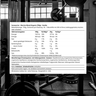 Organic Plant Based Protein Powder | Vegan Organic Protein Powder Vanilla Flavored with BCAA Amino Acids & Hemp Seed Pea Blend | Non-GMO Soy Dairy Filler & Gluten Free (Vanilla, 32 Servings)