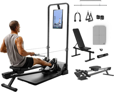 Speediance Gym Monster Smart Home Gym, Multifunctional Strength Training Machine, Smith Machine Power Cage Workout Station, Squat Rack Cable Machine, Full Body Fitness Equipment for Home Workout
