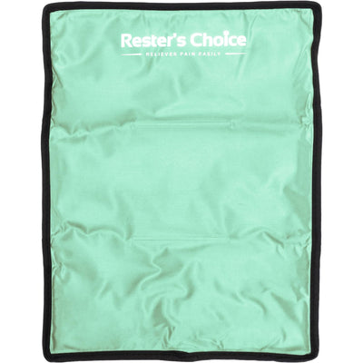 Rester's Choice Gel Cold & Hot Packs (2-Piece Set) Medium 5x10 in. Reusable Warm or Ice Packs for Injuries, Hip, Shoulder, Knee, Back Pain – Hot & Cold Compress for Swelling, Bruises, Surgery
