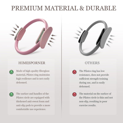 Pilates Equipment Kit for Home Workout, Pilates Ring and Ball Set with 2.2lb *2 Dumbbells, Fabric Resistance Bands, Tape Measure, Bag, Pilates Essentials Accessories for Women Yoga