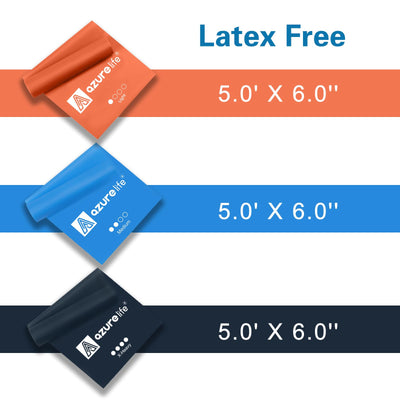 Resistance Bands,Professional Long Non-Latex Elastic Stretch Bands,Exercise Bands for Physical Therapy, Yoga, Pilates, Rehab, at-Home or The Gym Workouts, Strength Training