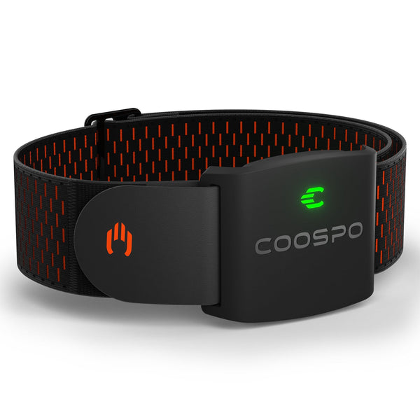 COOSPO HW9 Bluetooth 5.0 ANT+ Heart Rate Monitor Armband with HR Zones/Calories Burned, Optical HRM Sensor for Fitness Training/Cycling/Running,Compatible with Peloton,DDP Yoga,Wahoo