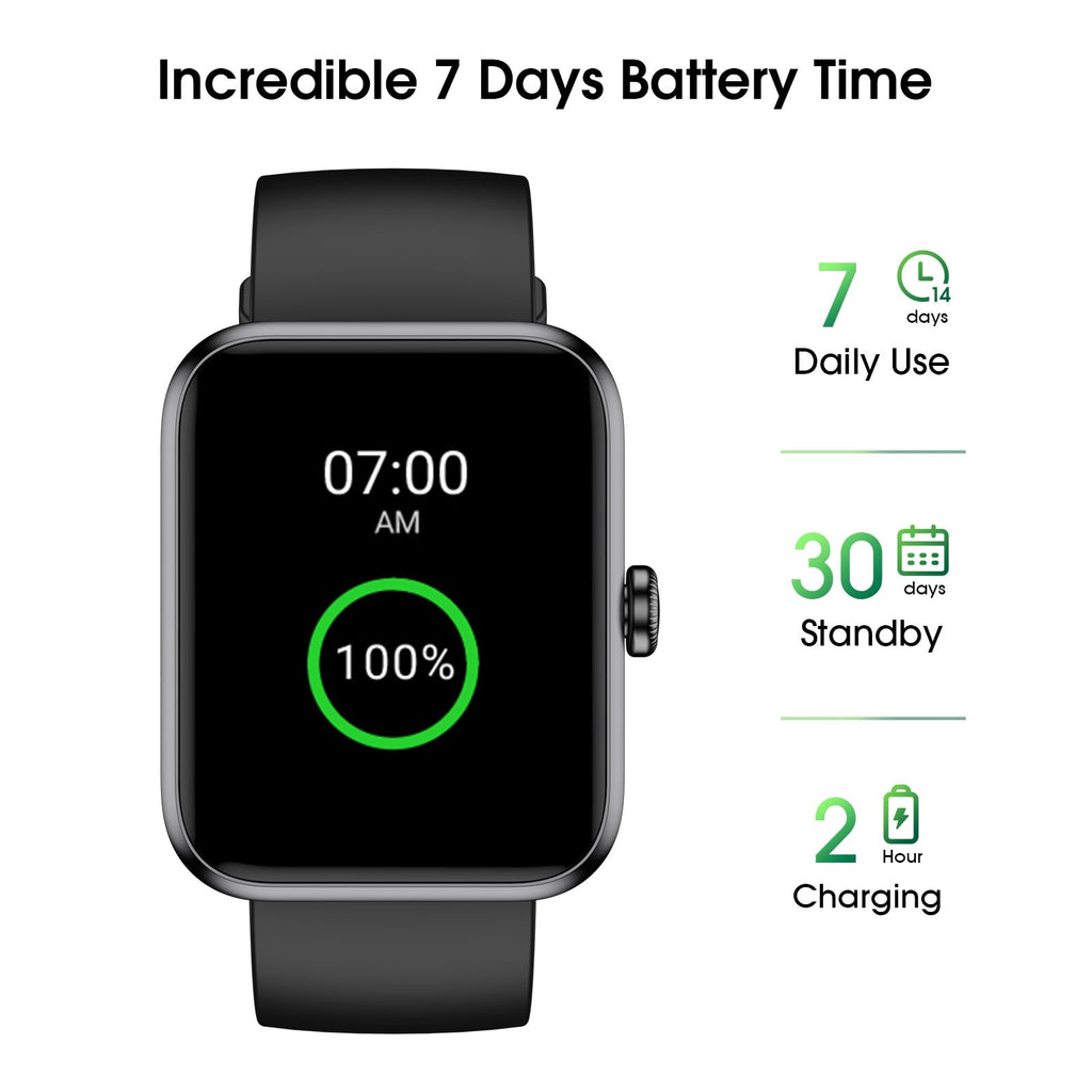 Smart Watch, Fitness Tracker with Heart Rate Monitor, Blood Oxygen, Sleep Tracker, 41mm Touchscreen Smartwatch for Android iOS Swimming Waterproof Pedometer Step Calories Tracker for Women Men