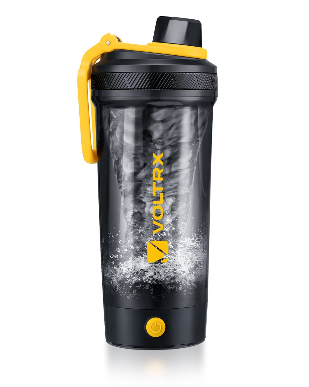 VOLTRX Electric Protein Shaker Bottle - USB Rechargeable Mixer Cup for Shakes and Meal Replacements, BPA-Free Tritan, 24oz