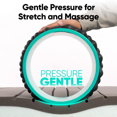 FitBeast Back Roller, Back Wheel Foam Roller - Targeted Muscle Roller for Deep Tissue Massage, Back Stretcher