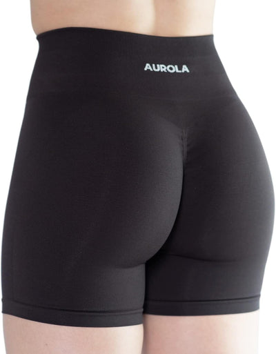 AUROLA Intensify Workout Shorts for Women Seamless Scrunch Short Gym Yoga Running Sport Active Exercise Fitness Shorts