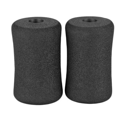 Sponge Foam Foot Pad Roller Pair, Used for Replacing Gym Exercise Equipment, Suitable for 1-inch Rod (Foam 5.12" X 2.76" Od X 0.87" Id)