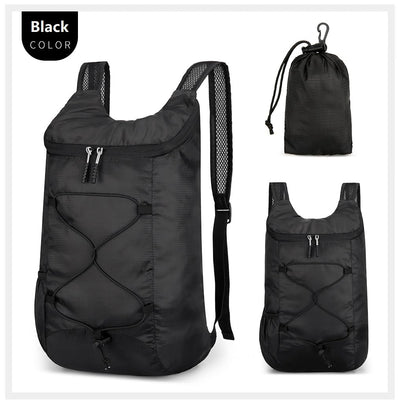 16L Lightweight Foldable Hiking-Backpack Small Packable-Daypack For Travel,Ultralight Water-Resistant Gym Bag Men Women Easy Carry-on (Royal Blue)