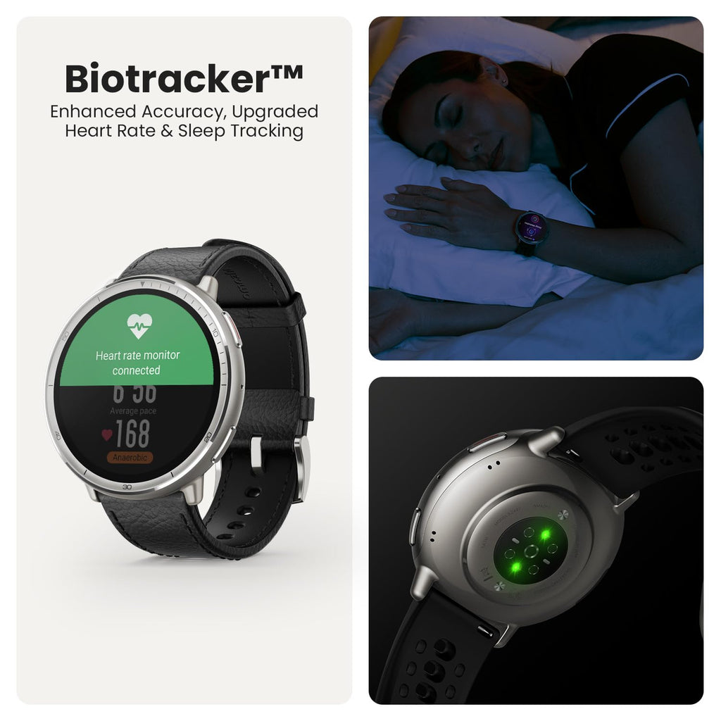 Amazfit Active 2 Sport Smart Watch Fitness Tracker for Android and iPhone, 44mm, 10 Day Battery, Water Resistant, GPS Maps, Sleep Monitor, 160+ Workout Modes, 400 Face Styles, Silicone Strap, Free App