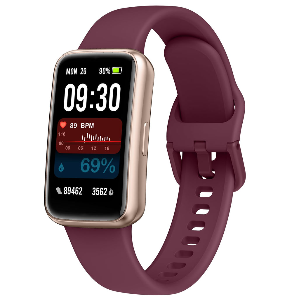 Fitness Tracker,Smart Watch with 24/7 Heart Rate Blood Oxygen Sleep Monitor,1.47" HD Touchsreen with Step & Calorie Counter 100+ Sport Modes Health Activity Trackers for Men and Women (Pink)