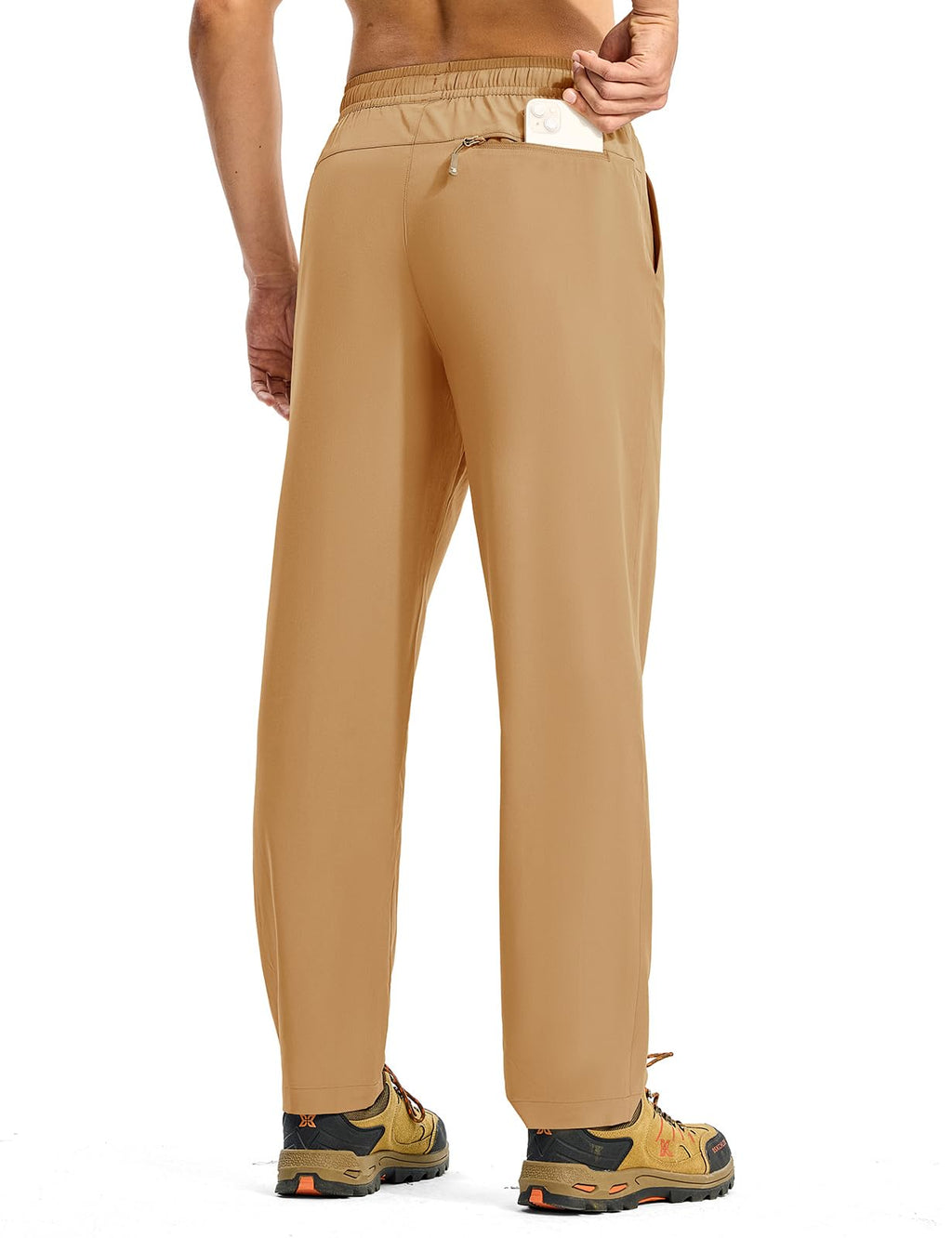 TBMPOY Mens Hiking Pants Lightweight Quick Dry 3 Pockets Travel Fishing Water-Resistant Athletic Workout Sweatpants