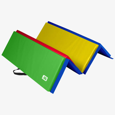 We Sell Mats - 4 ft x 6 ft x 2 - Personal Fitness & Exercise Mat for Home Workout - Lightweight and Folds for Carrying – All Purpose Gym Mat – Thick Mat for Yoga, Pilates, Stretches, Floor Exercises