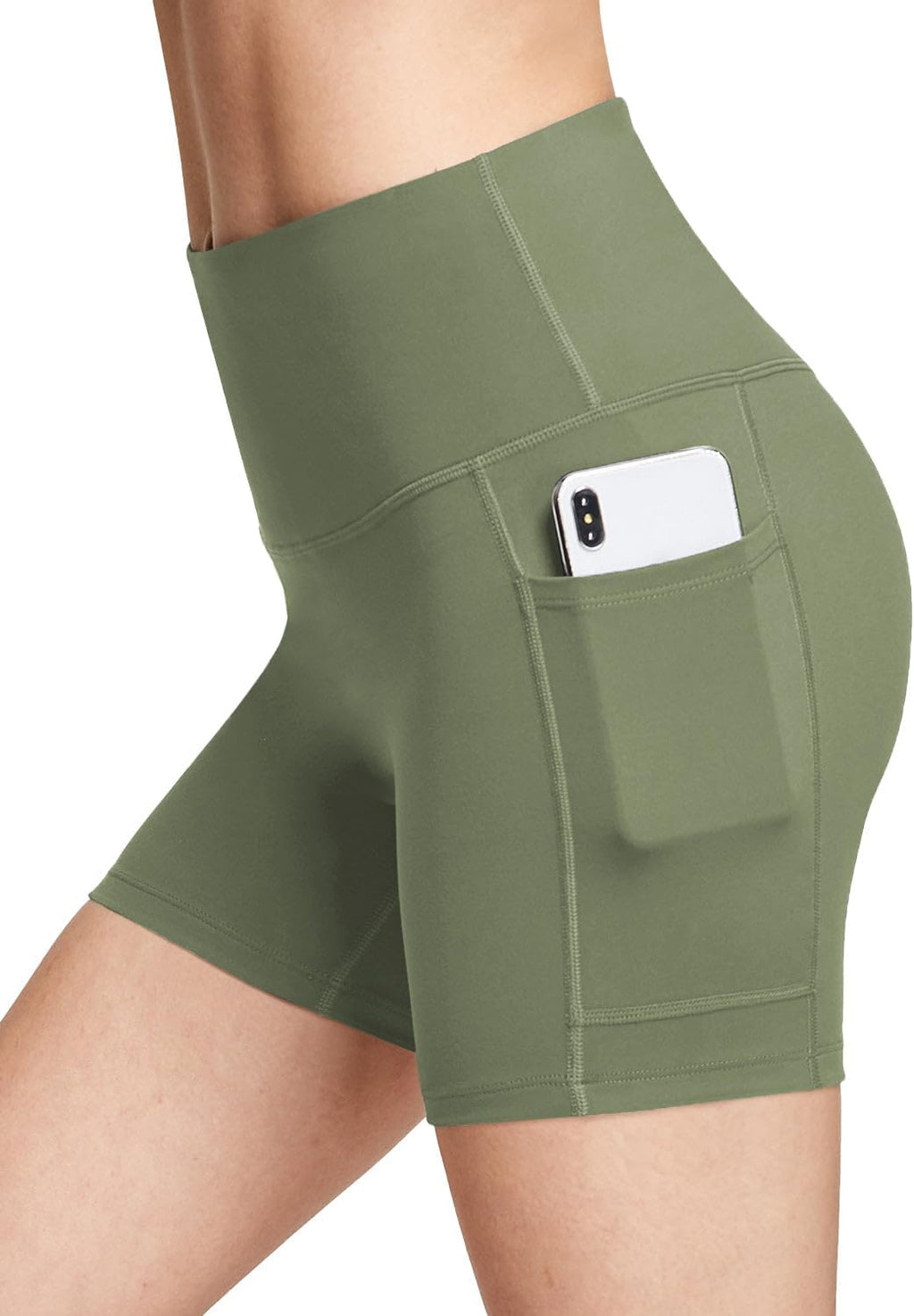 baleaf Women's 8"/ 5"/ 3" Biker Shorts High Waist Yoga Workout Gym Running Volleyball Spandex Shorts with Pockets