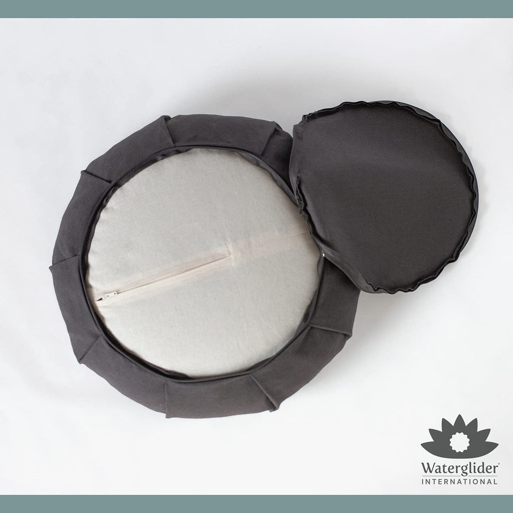 Zafu Meditation Cushion - Eclipse line - Removable Cover and Buckwheat Fill