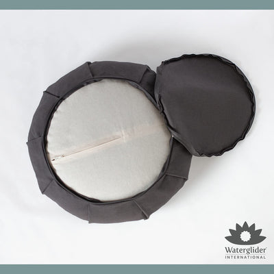 Zafu Meditation Cushion - Eclipse line - Removable Cover and Buckwheat Fill