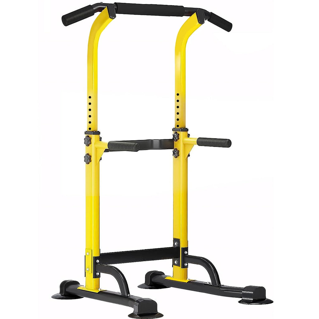 SogesPower Power Tower Dip Station Pull Up Bar for Home Gym Adjustable Height Strength Training Workout Equipment,Pull Up Bar Station