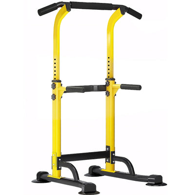 SogesPower Power Tower Dip Station Pull Up Bar for Home Gym Adjustable Height Strength Training Workout Equipment,Pull Up Bar Station
