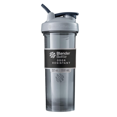 BlenderBottle Shaker Bottle Pro Series Perfect for Protein Shakes and Pre Workout, 28-Ounce, Black