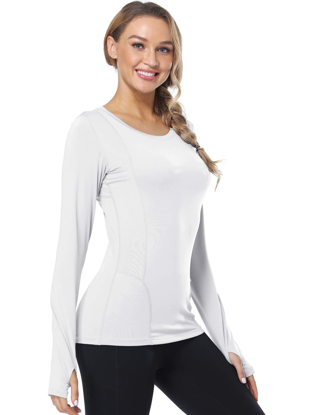 CADMUS Quick-Drying Running Long Sleeve Shirt for Women Workout Shirts