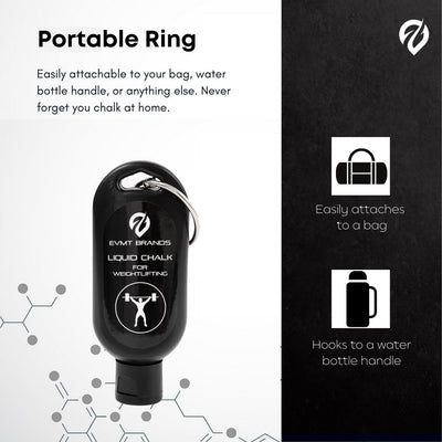 Liquid Chalk, Mess Free Gym Chalk for Weightlifting, Gymnastics, Rock Climbing, Dancing, and Lifting. Sweat Resistant and Long Lasting for Stronger Hand Grip. Package May Vary.