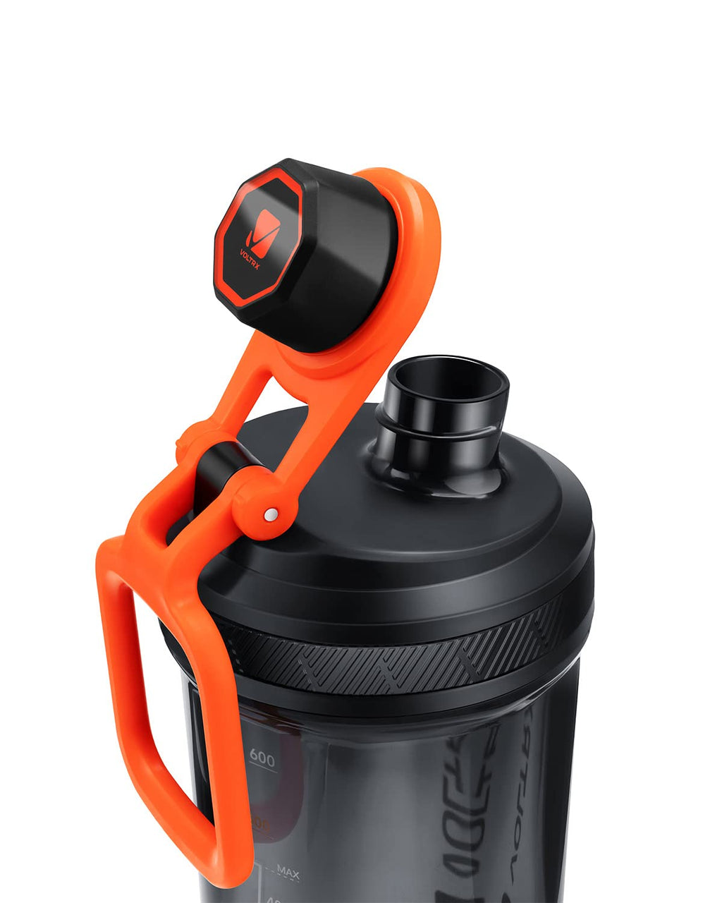 VOLTRX Electric Protein Shaker Bottle - USB Rechargeable Mixer Cup for Shakes and Meal Replacements, BPA-Free Tritan, 24oz