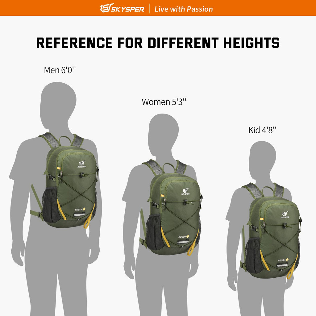 SKYSPER Small Hiking Backpack, 20L/30L Lightweight Travel Backpacks Hiking Daypack for Women Men