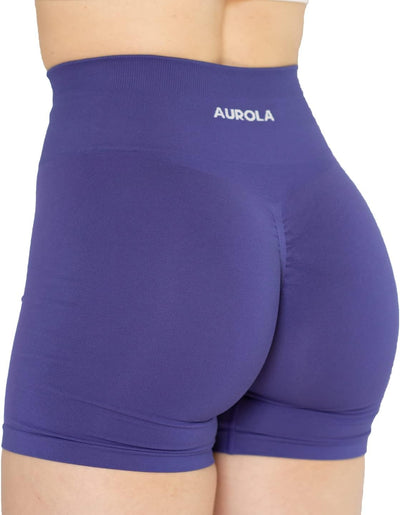 AUROLA Intensify Workout Shorts for Women Seamless Scrunch Short Gym Yoga Running Sport Active Exercise Fitness Shorts