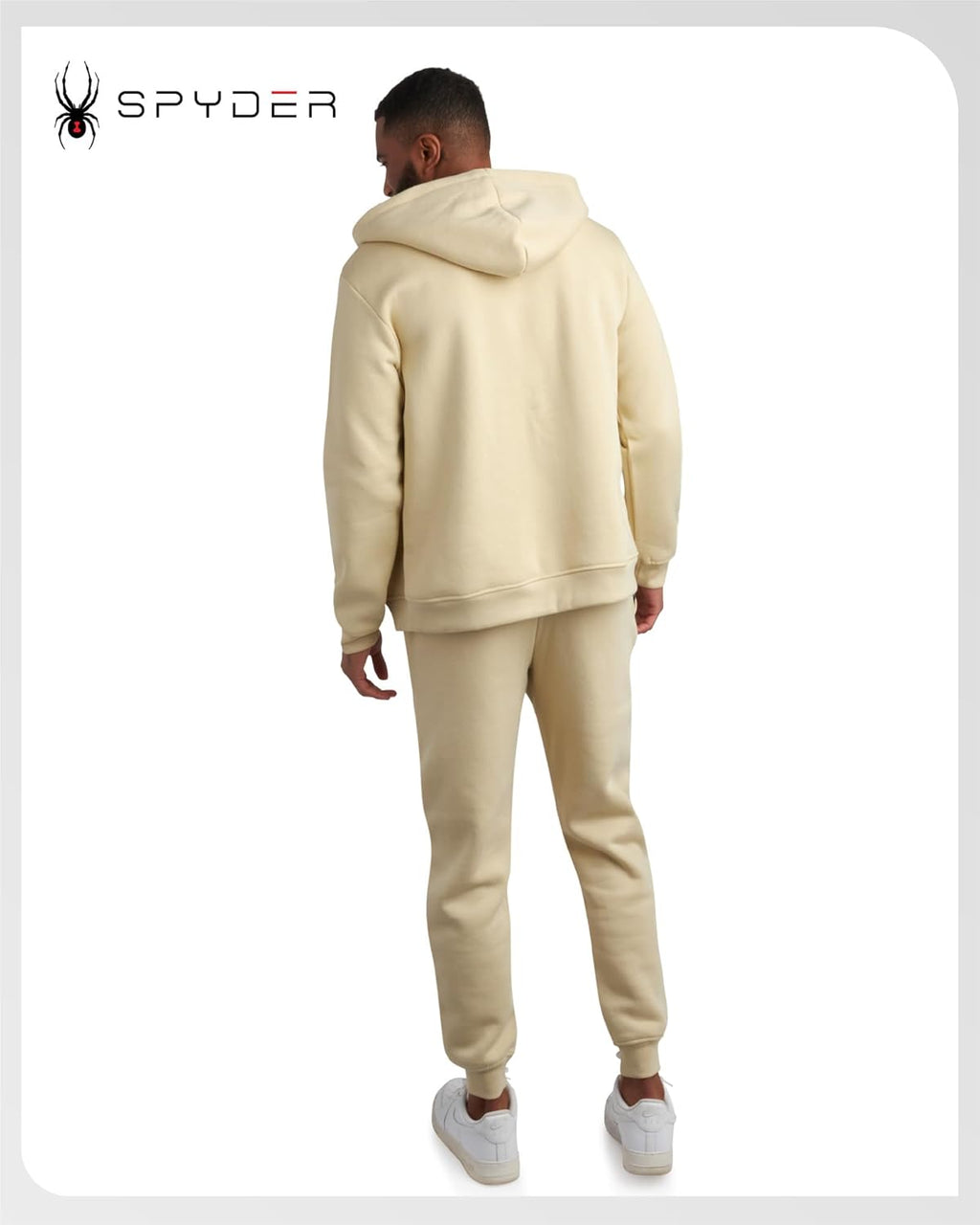 Spyder Mens Tracksuit - 2 Piece Sweatsuit for Men with Zip Up Hoodie & Jogger Sweatpants, Track Suit for Jogging or Warm Up