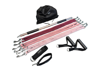 STAERK Pilates Suspension Training System - Premium Resistance Training Kit - At-Home Pilates for Strength & Flexibility - Resistance Bands Set for Home Gym, Travel, and Outdoors