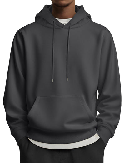 COOFANDY Mens Hoodies Pullover Long Sleeve Casual Fashion Sweatshirts Drawstring Gym Hooded Shirt with Kanga Pocket