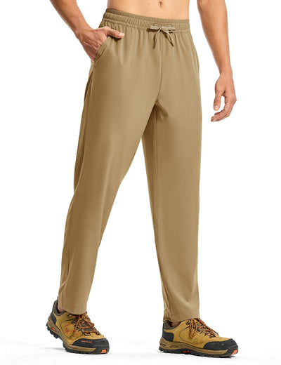 TBMPOY Mens Hiking Pants Lightweight Quick Dry 3 Pockets Travel Fishing Water-Resistant Athletic Workout Sweatpants